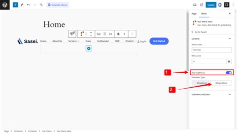 wordpress mega menu block|How to Create a Mega Menu in WordPress Using Gutenberg.